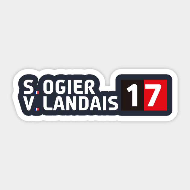 Sébastien Ogier/Vincent Landais Sticker by SteamboatJoe